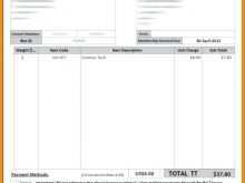 16 Standard Invoice Template For Courier Maker for Invoice Template For Courier