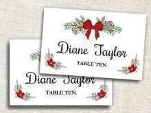 16 Standard Table Name Cards Template Christmas Maker with Table Name Cards Template Christmas