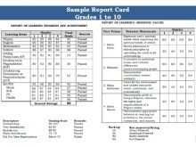 16 The Best High School Report Card Template Deped PSD File with High School Report Card Template Deped