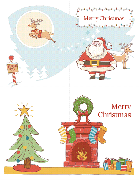 16 Visiting A4 Christmas Card Template Word Download by A4 Christmas Card Template Word