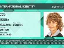 British Id Card Template