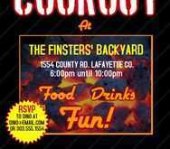 17 Adding Cookout Flyer Template Formating by Cookout Flyer Template