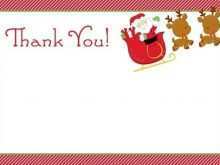 17 Best Thank You Card Template For Christmas Formating with Thank You Card Template For Christmas