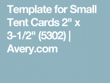 17 Blank 2 X 3 1 2 Tent Card Template in Word for 2 X 3 1 2 Tent Card Template