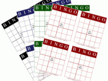 17 Blank Bingo Card Template To Print in Word for Bingo Card Template To Print