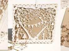 17 Blank Laser Cut Wedding Card Templates For Free with Laser Cut Wedding Card Templates