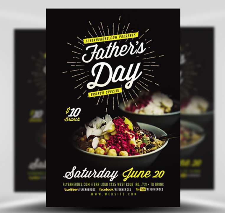 17 Creating Brunch Flyer Template Free for Ms Word with Brunch Flyer Template Free