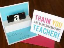 17 Creating Teacher Appreciation Thank You Card Template With Stunning Design for Teacher Appreciation Thank You Card Template