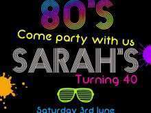 17 Customize 80S Birthday Card Template Download by 80S Birthday Card Template
