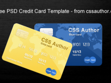 17 Customize Credit Card Design Template Psd Now with Credit Card Design Template Psd