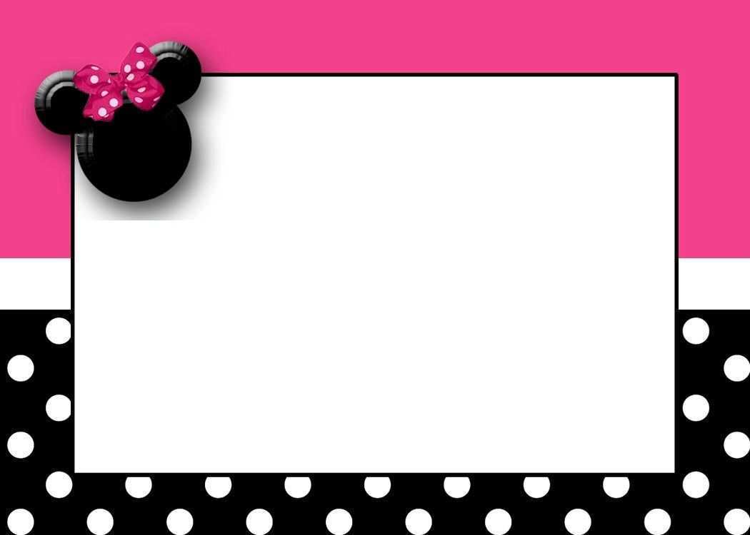17 Customize Our Free Birthday Card Template Minnie Mouse Photo with Birthday Card Template Minnie Mouse
