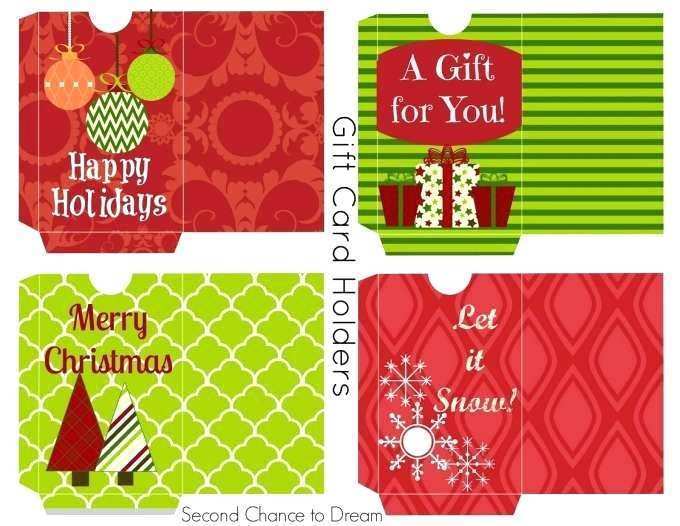 17 Customize Our Free Free Printable Gift Card Holder Template