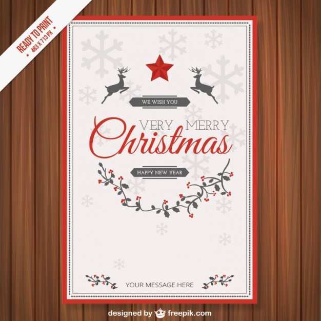 17 Customize Our Free Vintage Christmas Card Templates in Photoshop by Vintage Christmas Card Templates