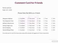17 Format Comment Card Template Microsoft Download with Comment Card Template Microsoft