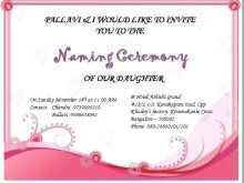 17 Format Naming Ceremony Name Card Template With Stunning Design with Naming Ceremony Name Card Template