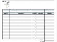 17 Free Job Invoice Example for Ms Word with Job Invoice Example