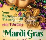 17 Free Mardi Gras Flyer Template Free Download With Stunning Design for Mardi Gras Flyer Template Free Download