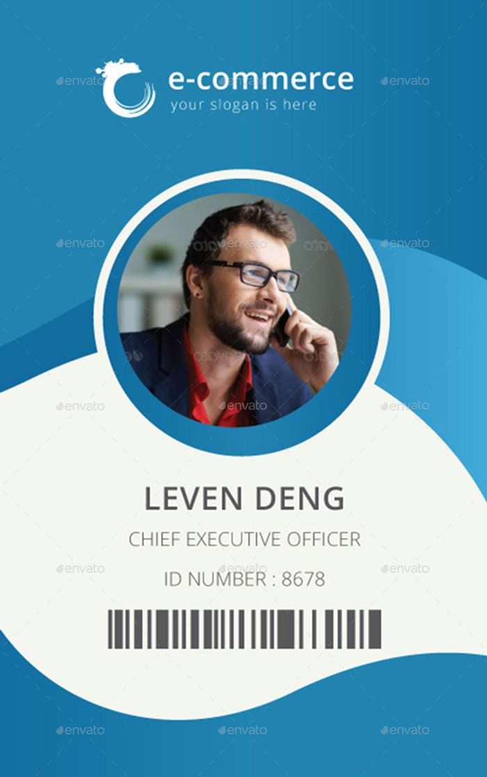 17 Free Official Id Card Template Layouts with Official Id Card Template