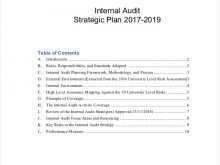 17 Free Printable Audit Plan Template Doc in Word for Audit Plan Template Doc
