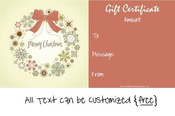 17 Free Printable Christmas Gift Card Template Free Download Templates for Christmas Gift Card Template Free Download