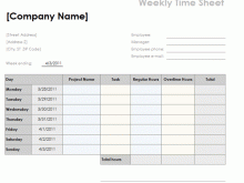 17 Free Printable Free Excel Weekly Time Card Template for Ms Word by Free Excel Weekly Time Card Template