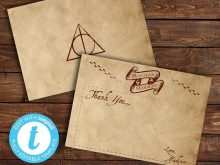 17 Free Printable Harry Potter Thank You Card Template With Stunning Design with Harry Potter Thank You Card Template