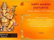 17 Free Printable Invitation Card Template For Ganesh Chaturthi in Word for Invitation Card Template For Ganesh Chaturthi