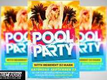 17 Free Printable Pool Party Flyer Template With Stunning Design for Pool Party Flyer Template