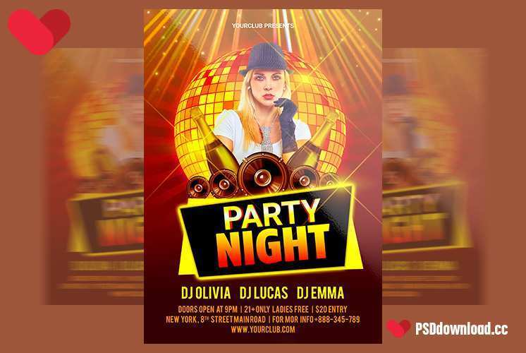 17 How To Create Free Club Flyer Templates Photoshop PSD File for Free Club Flyer Templates Photoshop