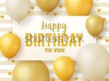 17 How To Create Golden Birthday Card Template Now by Golden Birthday Card Template