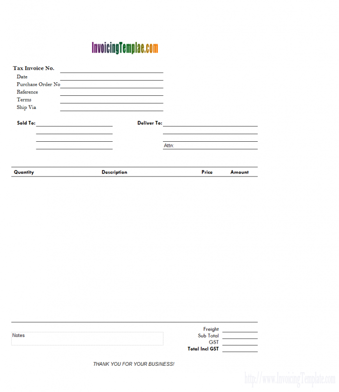17 Online Simple Blank Invoice Template With Stunning Design with Simple Blank Invoice Template
