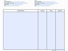 17 Printable Blank Invoice Template For Services Layouts for Blank Invoice Template For Services