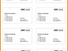 17 Report Business Card Templates Doc Formating with Business Card Templates Doc