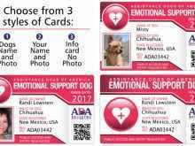 17 Standard Free Printable Service Dog Id Card Template Formating with Free Printable Service Dog Id Card Template