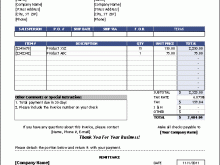 17 Standard Tax Invoice Template For Excel For Free by Tax Invoice Template For Excel