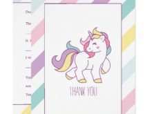 17 Standard Thank You Card Template Unicorn Now by Thank You Card Template Unicorn