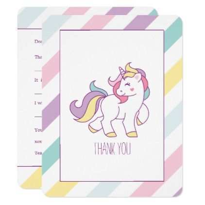 17 Standard Thank You Card Template Unicorn Now by Thank You Card Template Unicorn