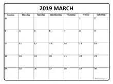 17 The Best Daily Calendar Template March 2019 Now for Daily Calendar Template March 2019