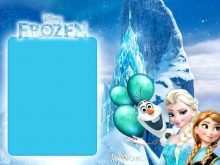 17 The Best Elsa Birthday Card Template With Stunning Design with Elsa Birthday Card Template
