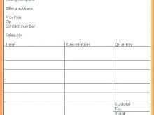 Invoice Template Of Hotel