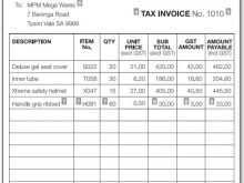 17 Visiting Blank Tax Invoice Template Australia Maker with Blank Tax Invoice Template Australia