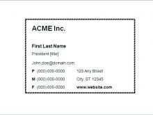17 Visiting Business Card Size Blank Template for Business Card Size Blank Template
