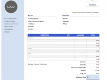 17 Visiting Invoice Template For A Contractor For Free with Invoice Template For A Contractor