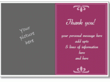 Thank You Card Picture Template