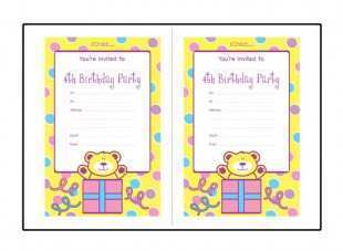 18 Best 5 Year Old Birthday Card Template PSD File for 5 Year Old Birthday Card Template