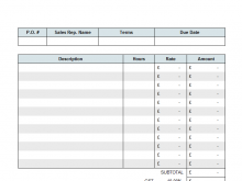 Free Hourly Invoice Template Word