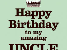 18 Best Uncle Birthday Card Template Photo by Uncle Birthday Card Template