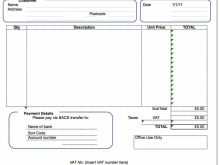 18 Blank Basic Vat Invoice Template for Ms Word for Basic Vat Invoice Template