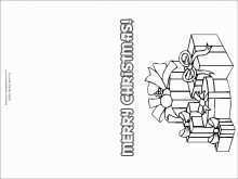 18 Blank Christmas Card Template For Colouring Layouts by Christmas Card Template For Colouring