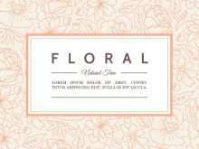 18 Blank Floral Card Template Free Layouts with Floral Card Template Free